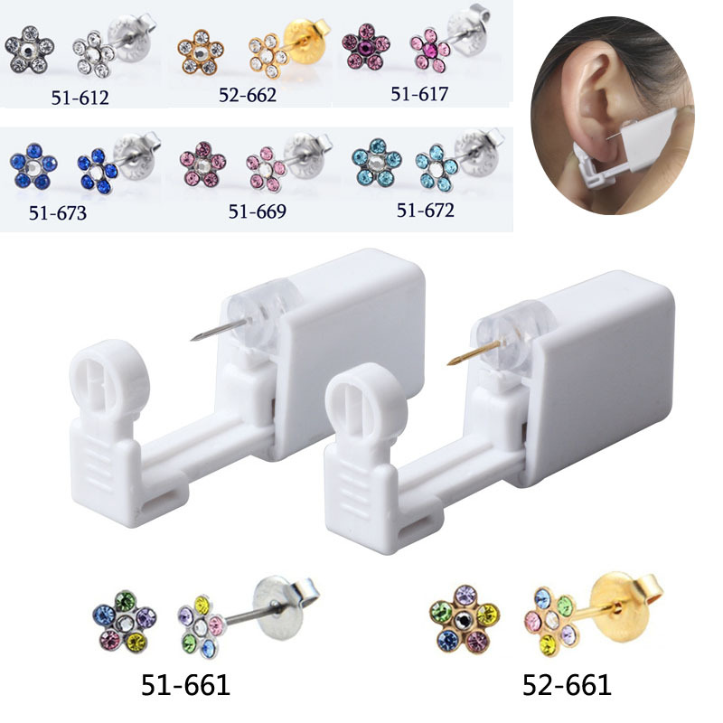New second generation ear piercing device Korean version disposable ear piercing device children's ear piercing tool ear nail gun