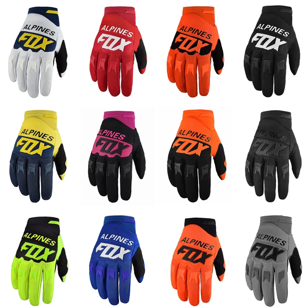 ALPINES FOX Motocross Racing Gloves Downhill Mountain Bike DH MX MTB Motorbike Glove Summer Mens Woman Motorcycle Luvas
