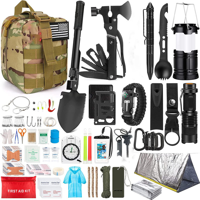 Survival Kit And First Aid Kit Camping Supplies Camping Men's Outdoor Adventure Camping Hiking Survival Kit