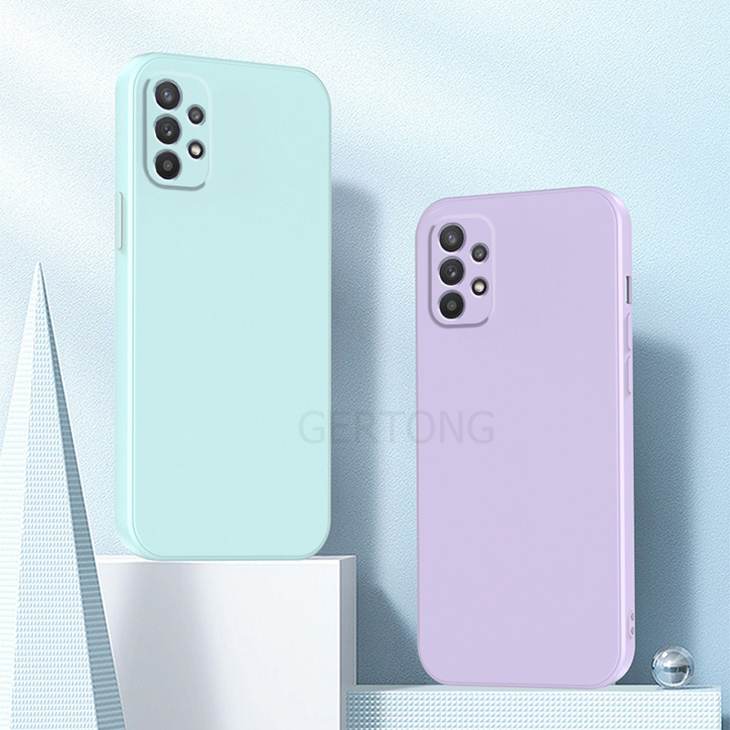 For Samsung Galaxy A53 5G Case Square Silicone Phone Cover for Galaxy A52 A52S A32 A73 A72 A71 A51 4G 5g Case Back Cover