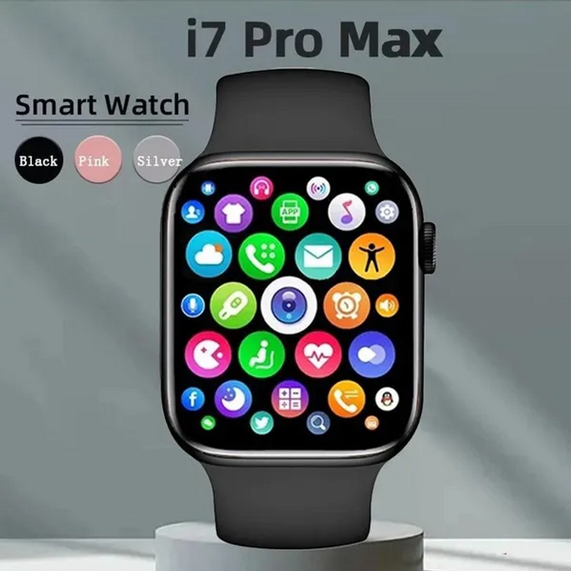 New Original I7 Pro Max IWO Smartwatch Phone Call Custom Face Sport Waterproof Man Women Smart Watch Series 7 For Apple