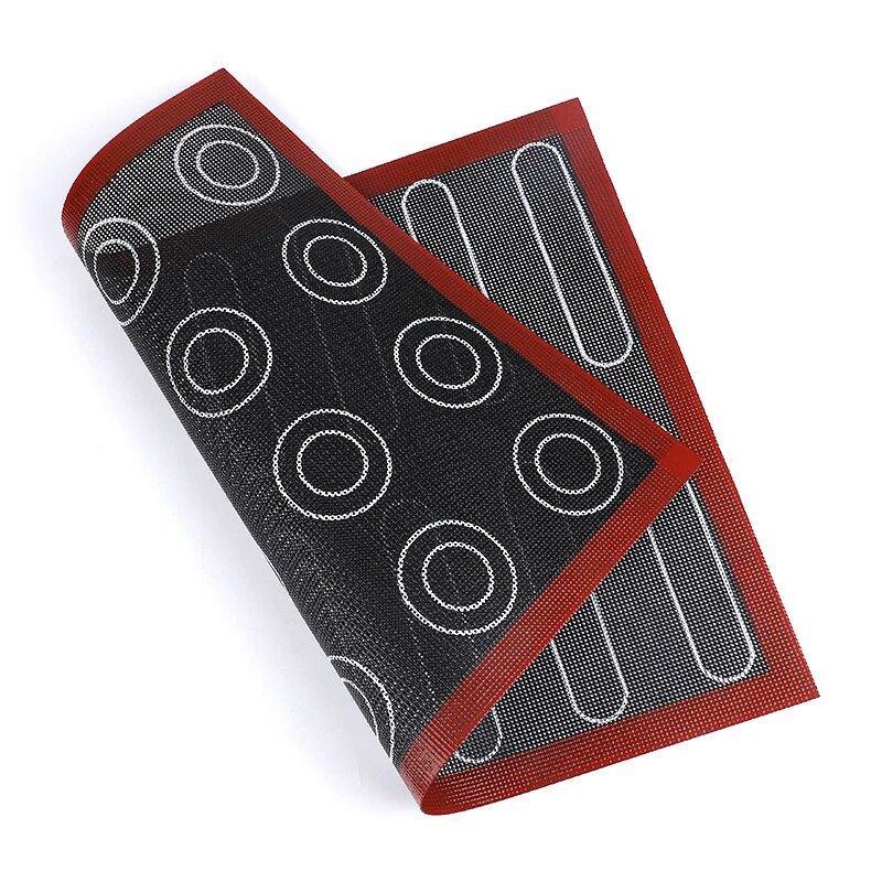 Puff Breathable Baking Pad 30 * 40cm Hollow Baking Pad Double-sided Printing High Temperature Biscuits Easy To Clean Non-stick Baking Pad