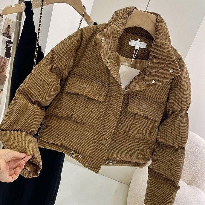 Women's Clothing winter coats jacket for women, short winter Korean style loose cotton coat, small size thickened design jacket, couple style cotton jacket