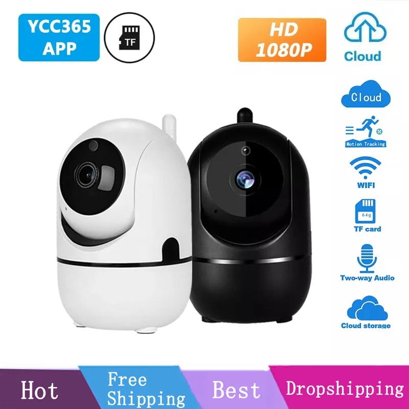 IP YCC365 Plus Smart Home 1080P HD Security camera Auto Tracking Network Wireless Surveillance Night Vision WiFi Camera
