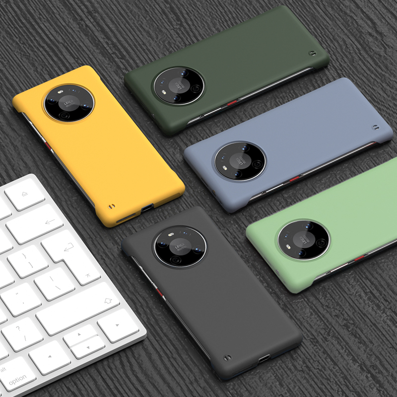 Candy Color Frameless Matte Case For Huawei Mate 40 RS 30 20 nova 7 8 P50 P30 P40 Pro Plus Slim Hard PC Shockproof Bumpe