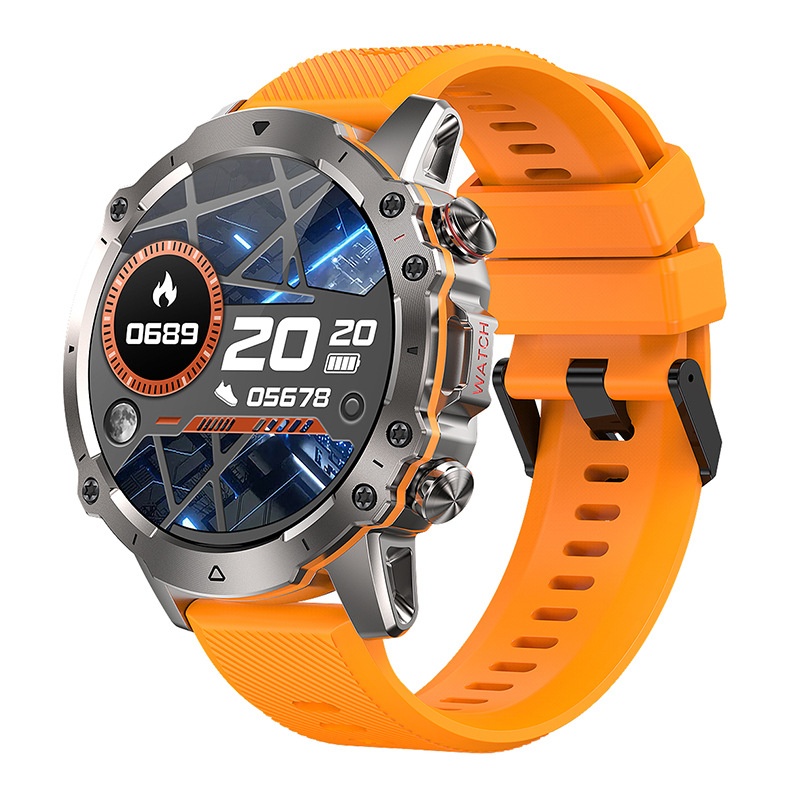 New Outdoor AK56 Bluetooth Call Smartwatch 1.43-inch Heart Rate, Blood Pressure, Multi Sport Smartwatch