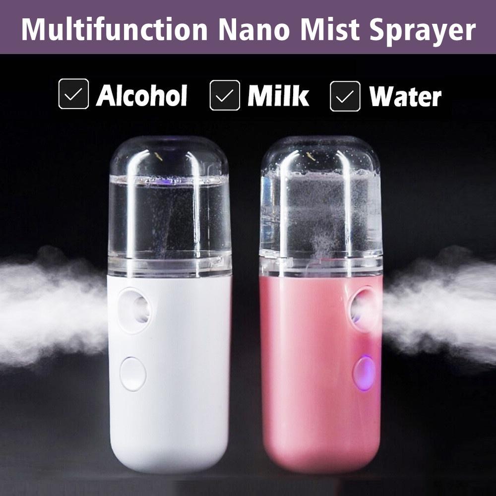 1 Pcs Small Nano Spray Water Replenishing Instrument Sprayer Portable Handheld Humidifier Nano Mist Sprayer