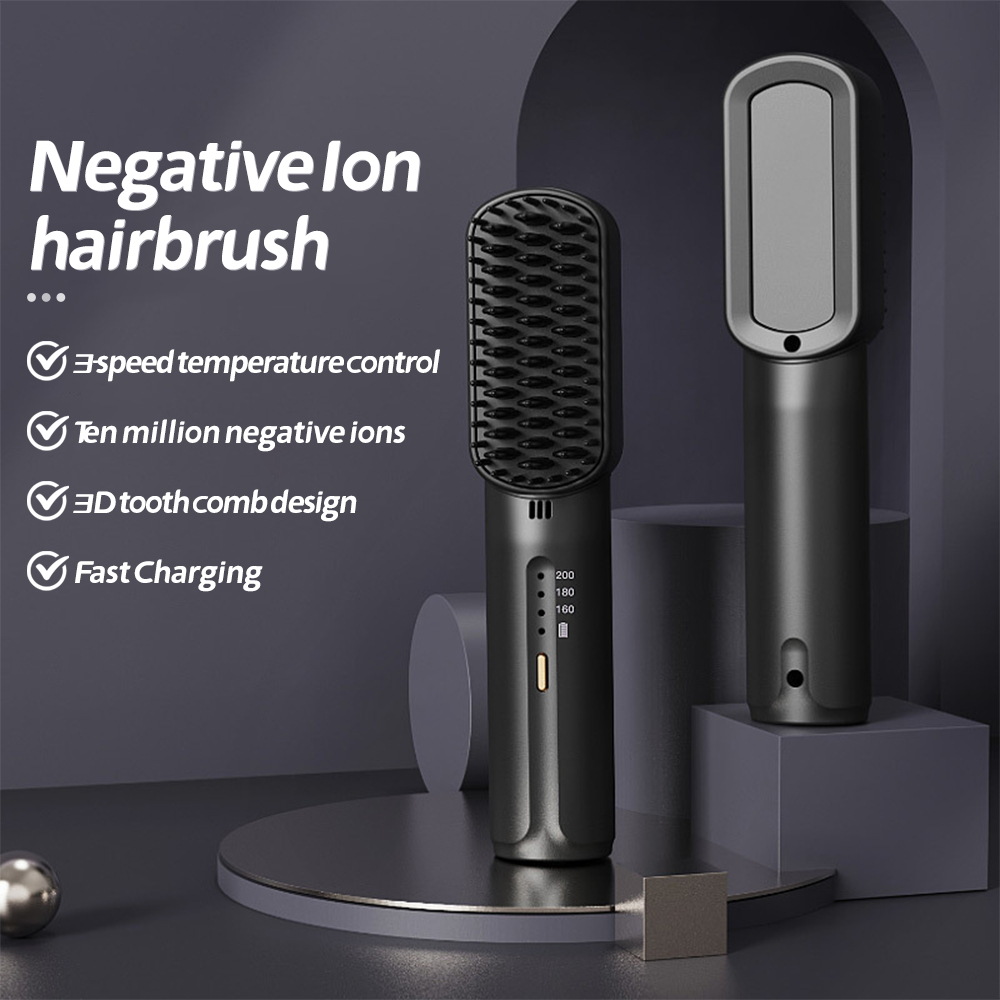 New wired charging hair straightener, portable usb charging hair straightener, dual-purpose hair straightener comb