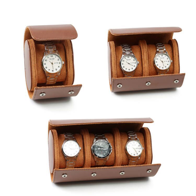 Pu Leather Watch Storage Box 1 2 3 Watch Multi-position High-end Travel Watch Box Bracelet Box Portable Watch Box