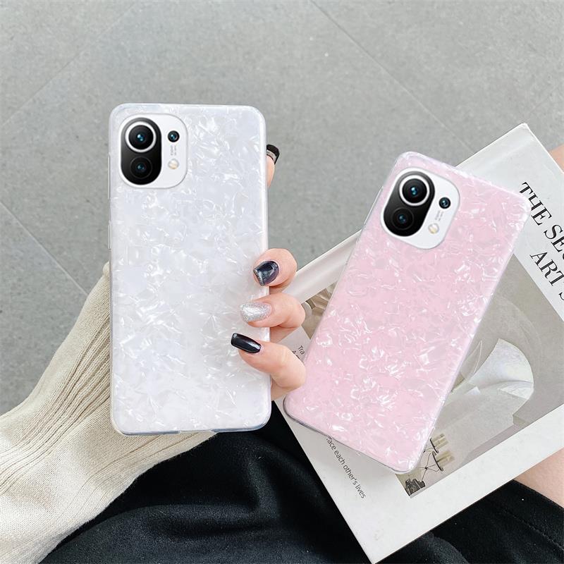 Silicon Shell Pattern Case For Xiaomi Mi 11 Lite 5G Ne 10 Pro 11i 11lite Mi 11t 11tpro 10lite 9 Mi12 12pro Mi11 Mi11t Ba