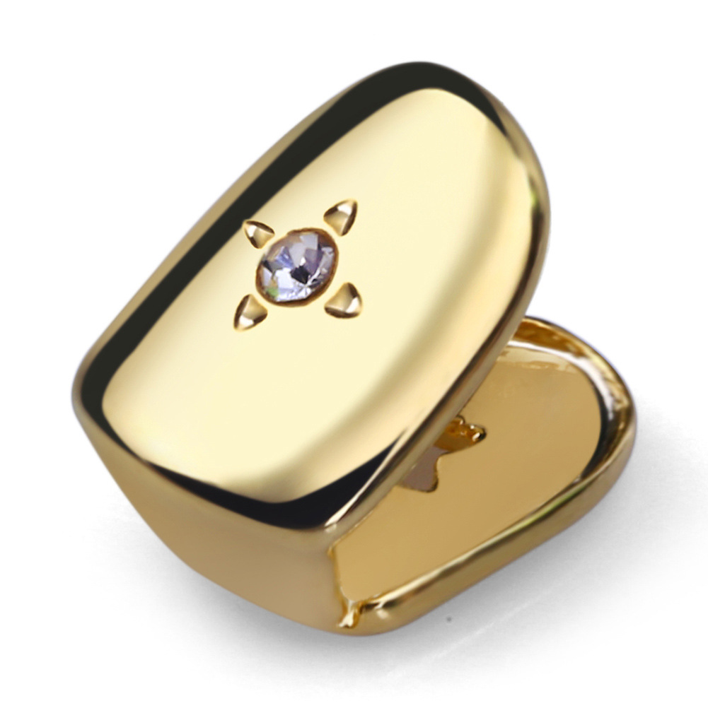 Diamond Single Star Gold Rapper Hip Hop Teeth Grillz