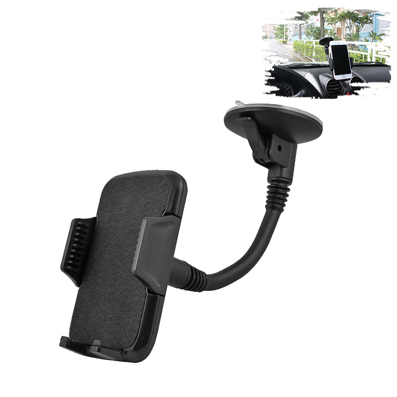 Car universal ABS plastic mobile phone holder long tube car mobile phone holder 360 rotating car mobile phone holder XK