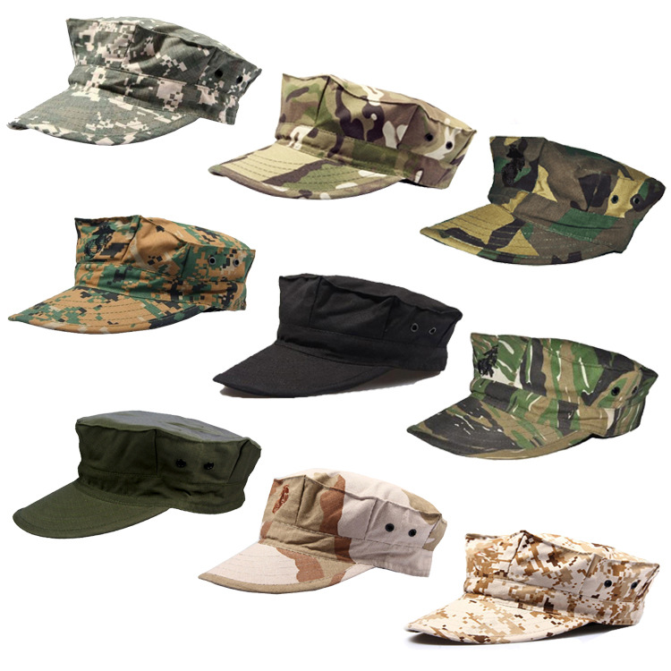 Outdoor Camping Duomeshi Factory Wholesale Octagonal Hat Camouflage Hat Outdoor Sports Hat Training Camping Sun Hat