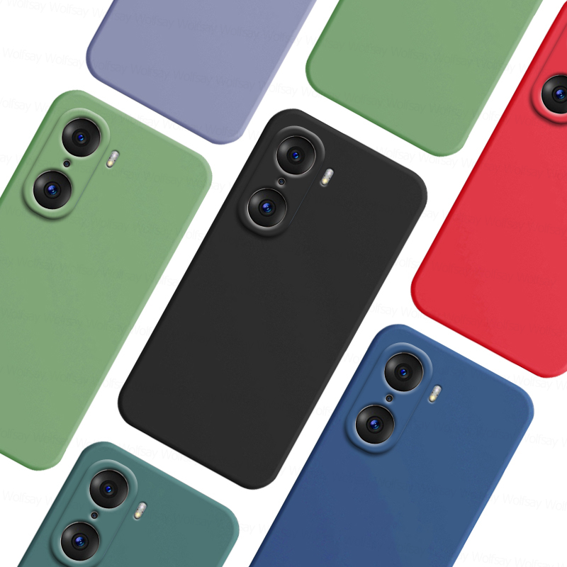 For Honor 60 Case Honor 60 50 V30 X10 20 30 50 Lite Cover Shockproof Soft TPU Liquid Silicon Phone