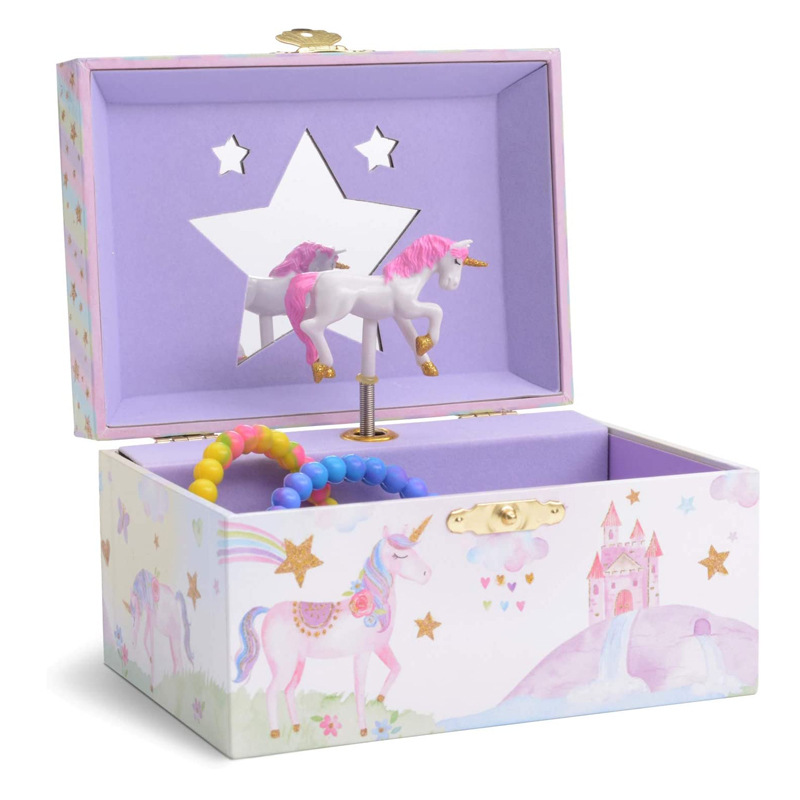 Children's Music Box New Year Birthday Gift Multifunctional Jewelry Box Music Box Cartoon Storage Box
