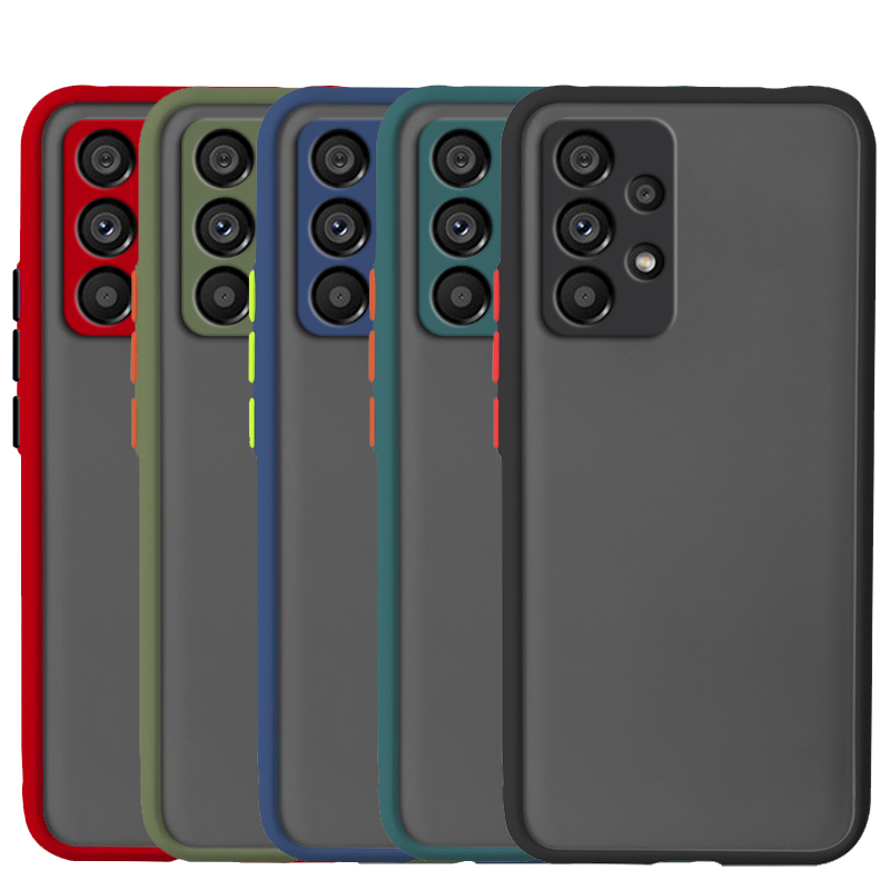 Matte PC Cover For Samsung Galaxy A23 Case Samsung Galaxy A13 A23 A53 5G Cover Shockproof TPU Protective Phone Cover Sam