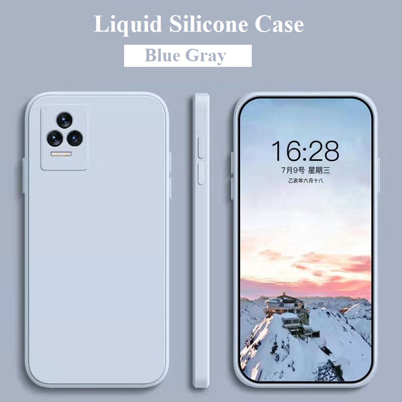 For Xiaomi Redmi K50 Pro Gaming Edition Pure Color Straight Edge Liquid Silicone Phone Case All-inclusive Lens Anti-drop