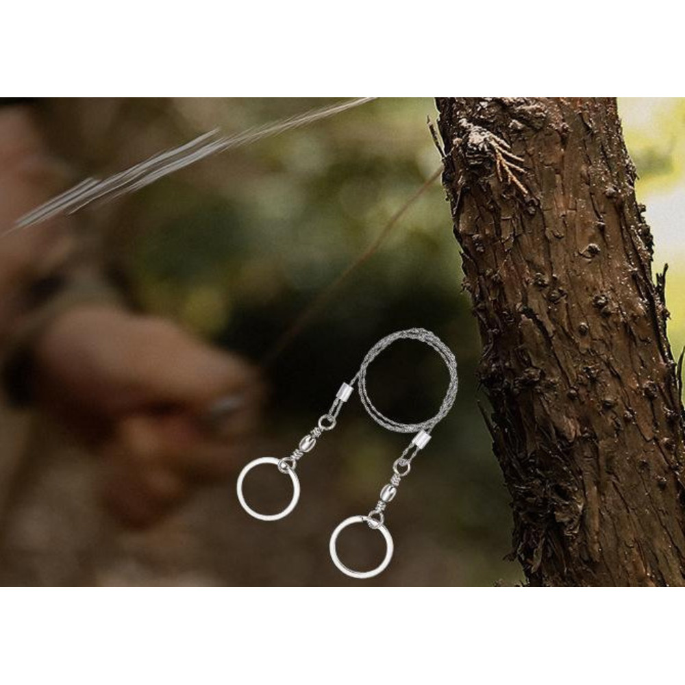 Portable camping curve rope chain outdoor survival tool, wire saw, pocket saw