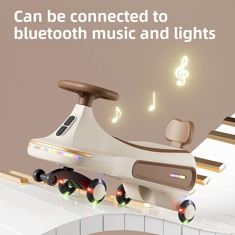 Children's Twisting Car, Boys And Girls 1-3 Years Old, Anti-rollover, Adults Can Take The New Sliding Car, Children's Yo-yo Car