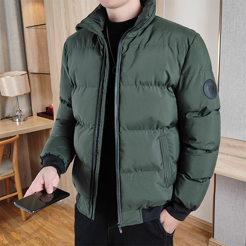 Men's Winter Down Jacket With Hood 550 Fill Power White Goose Down Slim Fit, Water-Resistant Machine Washable Lightweight Warm Coat