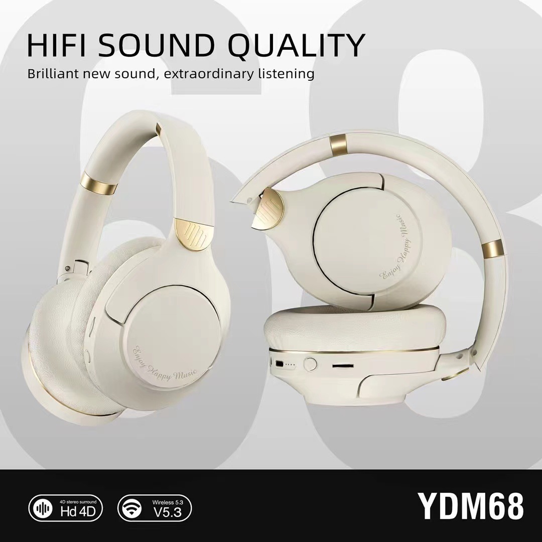 New YDM68 Headset Wireless Bluetooth Headset Subwoofer Sports Gaming Headset