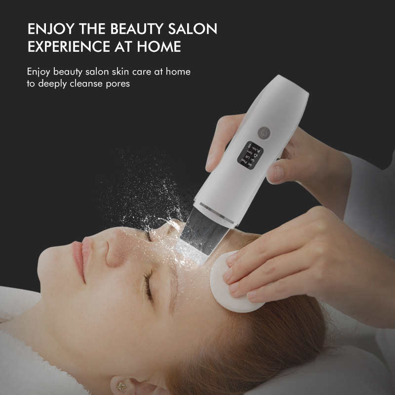 Hot ultrasonic and rejuvenation machine, micro current cleaning facial dead skin beauty device