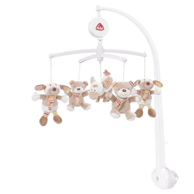 fehn® Musik-Mobile Hund, Ente, Teddy - Rainbow