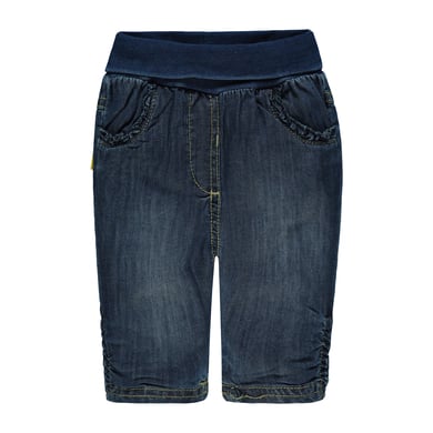 Steiff Girls Jeans, dark blue denim