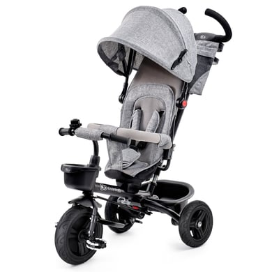 Kinderkraft 6 in 1 Dreirad Aveo, grau