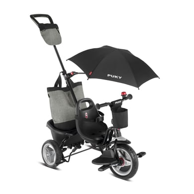 PUKY® 4 in 1 Dreirad Ceety Comfort, schwarz 2442