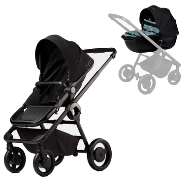 anex Kombikinderwagen Quant Air Schwarz/Blau