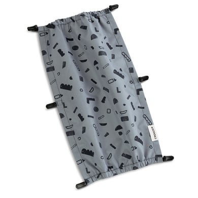 CROOZER Sonnenschutz Blue patterned für Kid Einsitzer