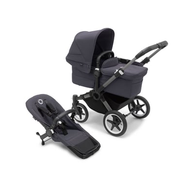 bugaboo Kombikinderwagen Donkey 5 Mono Complete Graphite/Stormy Blue