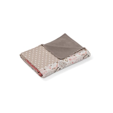 ULLENBOOM Babydecke & Kuscheldecke 70X100 cm Rosa Blüten
