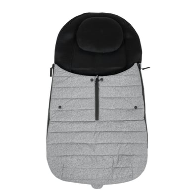 Altabebe Übergangsfußsack für Buggy mit Kopfstütze hellgrau