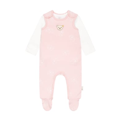 Steiff Set Strampler + T-Shirt langarm GOTS - Pink