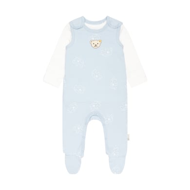 Steiff Set Strampler + T-Shirt langarm GOTS - blue