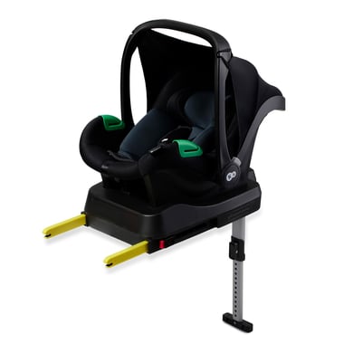 Kinderkraft Autokindersitz MINK PRO i-Size Kindersitz mit MINK FX-Basisstation black
