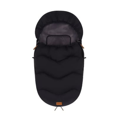 fillikid Winterfußsack Nuptse Samtstoff schwarz