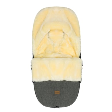 fillikid Winterfußsack Makalu Wool Lammfell grau