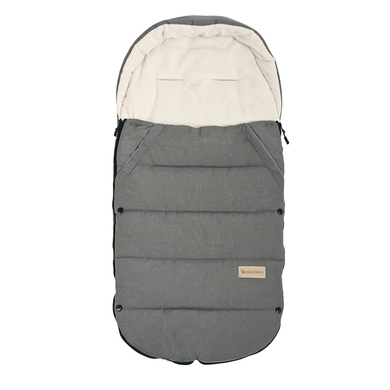 Altabebe Winterfußsack Seattle für Kinderwagen grau-whitewash