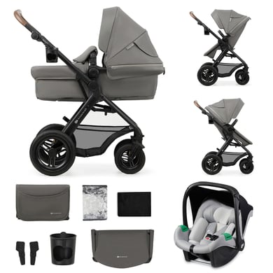 Kinderkraft Kombikinderwagen 3in1 MOOV 2 Air Light Grey