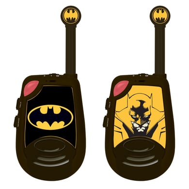 LEXIBOOK Batman Walkie-Talkies bis zu 2km Reichweite mit Morse-Licht-Funktion und Gürtelclip