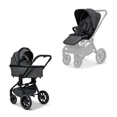 MOON Kombikinderwagen 2in1 Resea+ anthra Kollektion 2025