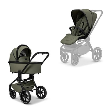 MOON Kombikinderwagen 2in1 Resea+ moss Kollektion 2025