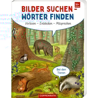 Coppenrath Bilder suchen - Wörter finden: Bei den Tieren (BuchBONUS)