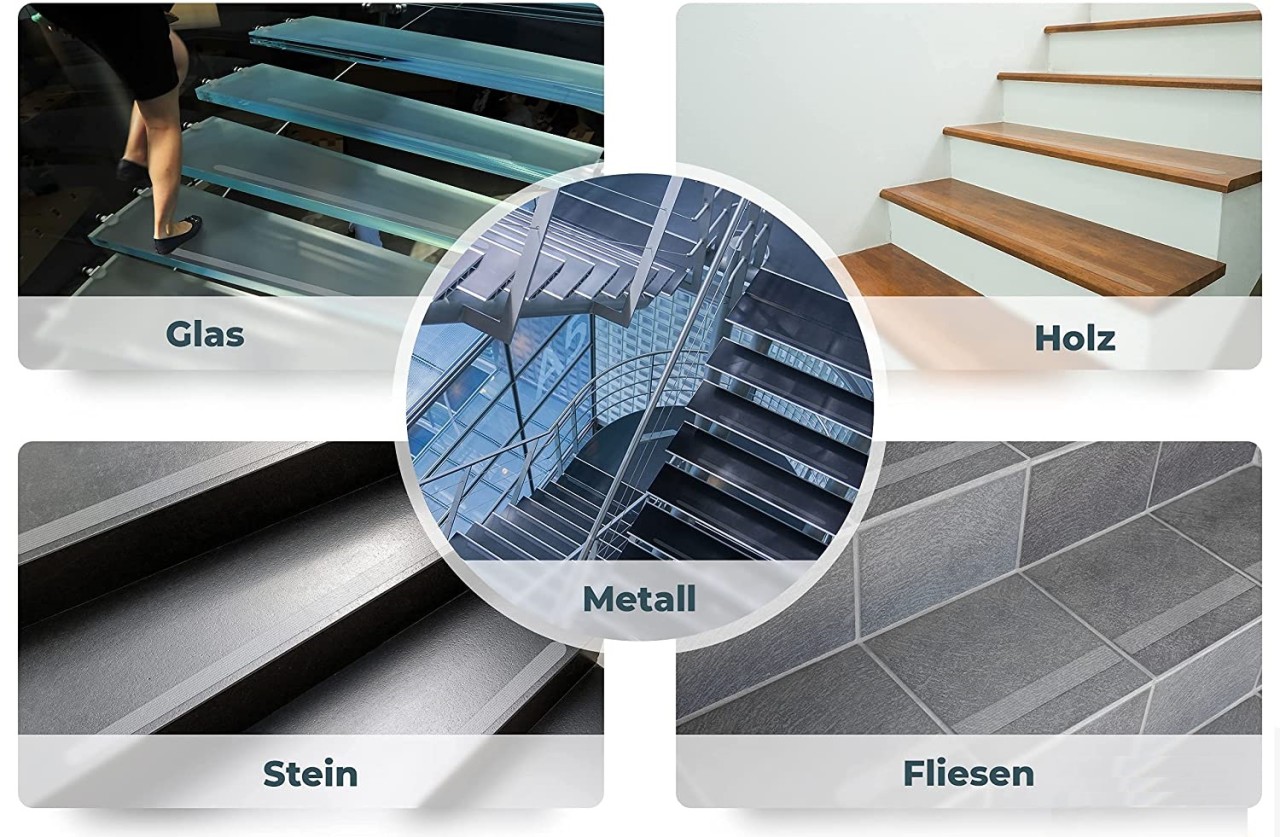 IMPAG® Anti Rutsch Streifen für Treppenstufen aller Art''