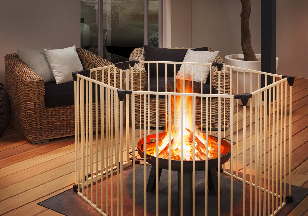 IMPAG® Feuerschutzgitter Fuego 370 - 490 cm [5-tlg. bis 8-tlg.]''