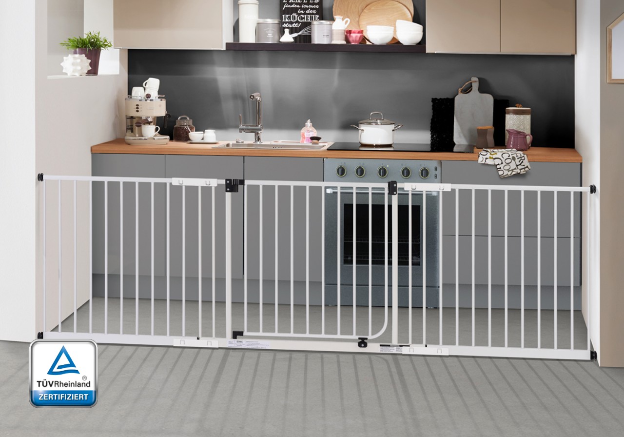 IMPAG® Absperrgitter XXL mit breiter Tür FreeChoice 83 - 312 cm''