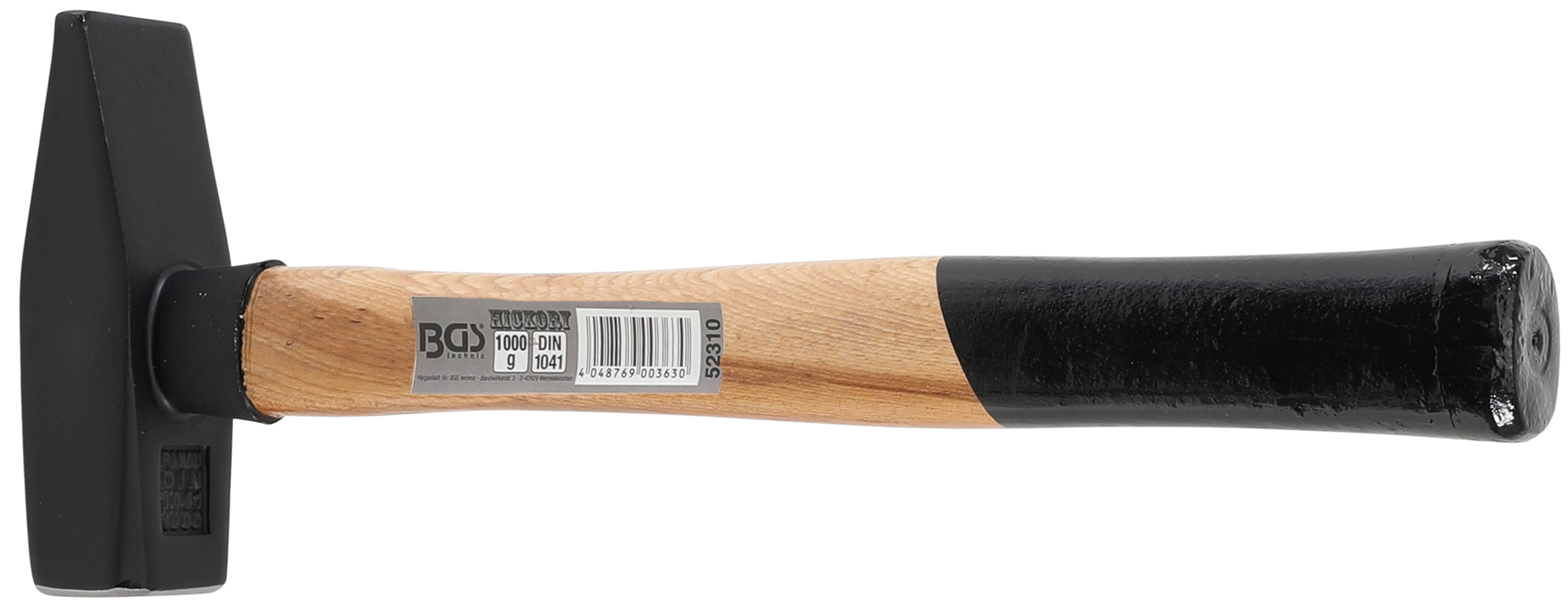 Schlosserhammer Hickory-Stiel DIN 1041 1000 g